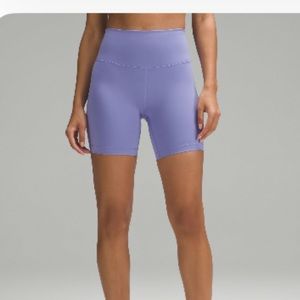 Lululemon - size 4 - wunder under train high rise short 6” - NWT